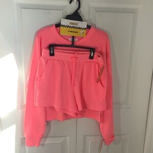 Colsie Vibrant Pink Lounge Set